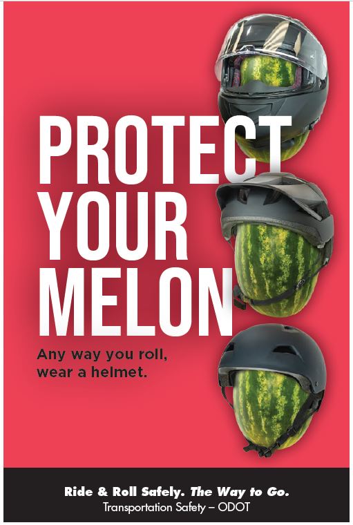 Protect your Melon - wear a helmet