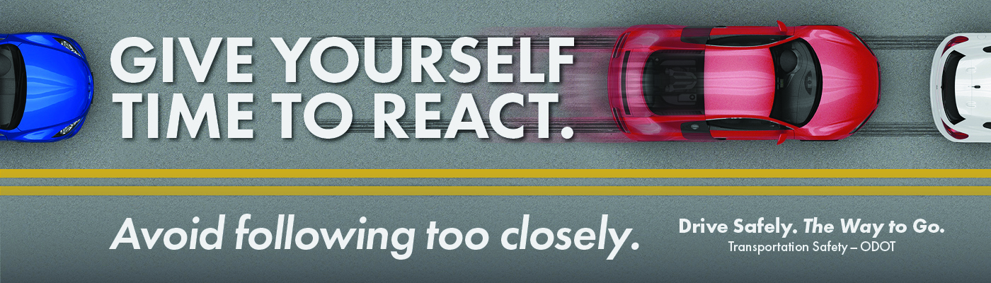 Give yourself time to react poster